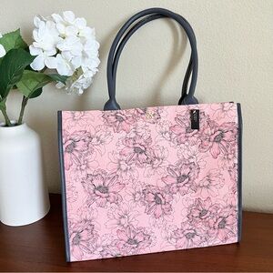 Victoria’s Secret Pink Floral Tote Beach Bag NWT